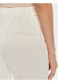 Marella Spodnie materiałowe Izabel 31310511200 Écru Regular Fit. Kolor: kremowy. Materiał: syntetyk #3