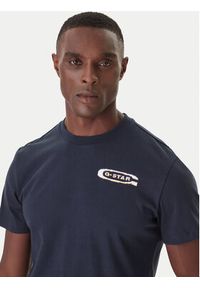 G-Star RAW - G-Star Raw T-Shirt Back Gr Arch D26047-C336 Czarny Regular Fit. Kolor: czarny. Materiał: bawełna #4