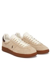 Polo Ralph Lauren Sneakersy 809P09753005 Beżowy. Kolor: beżowy. Materiał: zamsz, skóra #3
