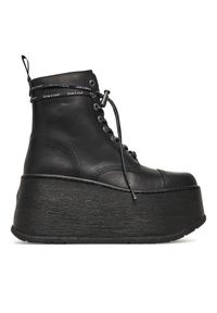 Botki NEW ROCK. Kolor: czarny. Styl: rockowy