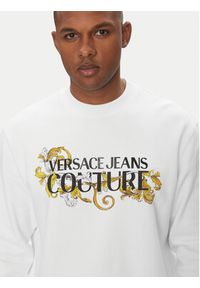 Versace Jeans Couture Bluza 78GAIC06 Biały Regular Fit. Kolor: biały. Materiał: bawełna #3