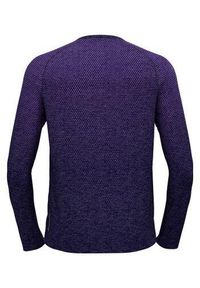 Koszulka męska Odlo ESSENTIAL SEAMLESS T-shirt crew neck l/s. Kolor: fioletowy. Sport: turystyka piesza