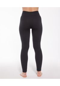 Legginsy damskie Brubeck JOGA MERINO. Kolor: szary. Sport: joga i pilates