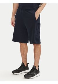 EA7 Emporio Armani Szorty sportowe 7M000153 AF10432 UB102 Granatowy Regular Fit. Kolor: niebieski. Materiał: bawełna. Styl: sportowy