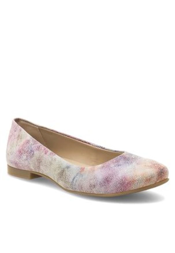 Lasocki Baleriny RST-ERICA-17 Kolorowy. Materiał: skóra. Wzór: kolorowy