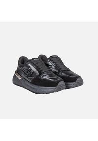 Pinko - PINKO Sneakersy Gem 07 SS0055P106 Czarny. Kolor: czarny. Materiał: materiał #5