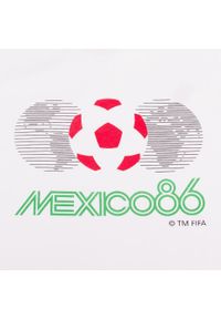 COPA FOOTBALL - Koszulka dla dorosłych - Emblemat Mistrzostw Świata Meksyk 1986 - Biały. Kolor: biały. Sport: piłka nożna