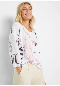 bonprix - Sweter. Kolor: biały. Sezon: lato #1