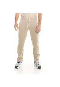LEONE 1947 APPAREL - Męskie spodnie dresowe Leone Urban. Kolor: beżowy. Materiał: dresówka. Sport: fitness