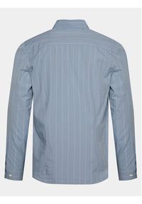 Sisley Koszula 5B8SSQ03A Niebieski Regular Fit. Kolor: niebieski. Materiał: bawełna