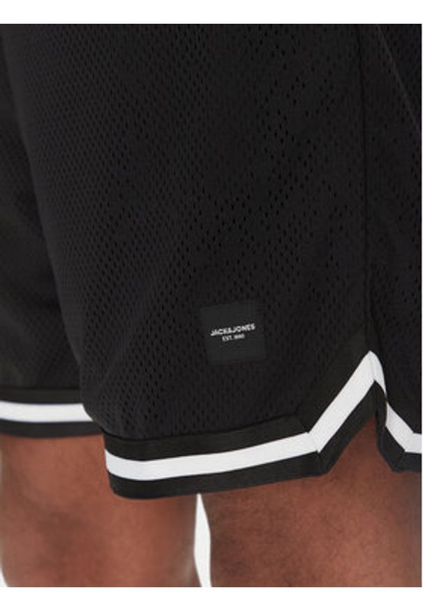 Jack & Jones Szorty sportowe Karl 12277554 Czarny Loose Fit. Kolor: czarny. Materiał: syntetyk. Styl: sportowy
