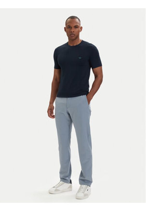 Emporio Armani Underwear T-Shirt EM000379 AF18895 UB102 Granatowy Regular Fit. Kolor: niebieski. Materiał: bawełna