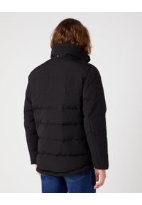 Wrangler - WRANGLER BODYGUARD MĘSKA KURTKA ZIMOWA BLACK W4B2WW100 112320208. Okazja: na spotkanie biznesowe, na spacer, na co dzień. Typ kołnierza: golf. Materiał: wełna, poliester, materiał, puch, jeans. Długość rękawa: długi rękaw. Długość: długie. Sezon: zima. Styl: biznesowy, casual, sportowy, klasyczny, elegancki #4