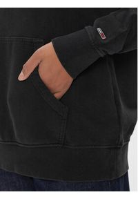 Tommy Jeans Bluza Luxe Varsity DW0DW16410 Czarny Relaxed Fit. Kolor: czarny. Materiał: syntetyk #7