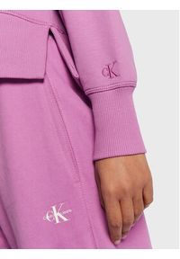 Calvin Klein Jeans Bluza J20J220430 Fioletowy Regular Fit. Kolor: fioletowy. Materiał: bawełna