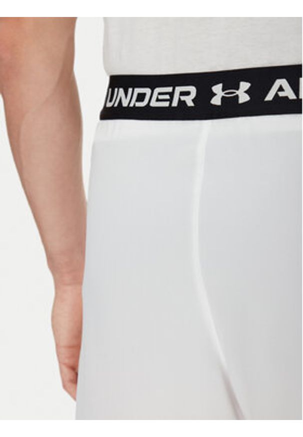 Under Armour Szorty sportowe Vanish Woven 6in 1373718 Biały Regular Fit. Kolor: biały. Materiał: syntetyk