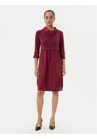 Joseph Ribkoff Sukienka codzienna 173444F25 Bordowy Regular Fit. Okazja: na co dzień. Kolor: czerwony. Materiał: syntetyk. Typ sukienki: proste. Styl: casual #1