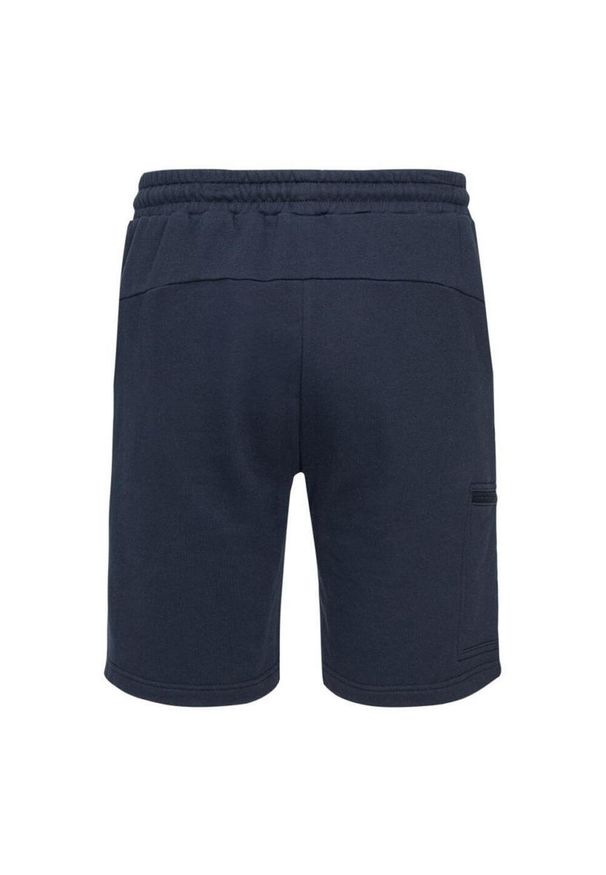 Elbrus - Męskie Spodenki Dresowe Mikel. Kolor: niebieski. Materiał: dresówka. Sport: turystyka piesza