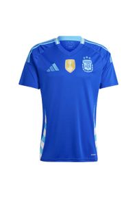 Adidas - Koszulka Argentina 24 Away. Kolor: niebieski. Materiał: materiał