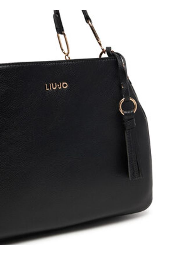 Liu Jo Torebka AA6185 E1012 Czarny. Kolor: czarny. Materiał: skórzane