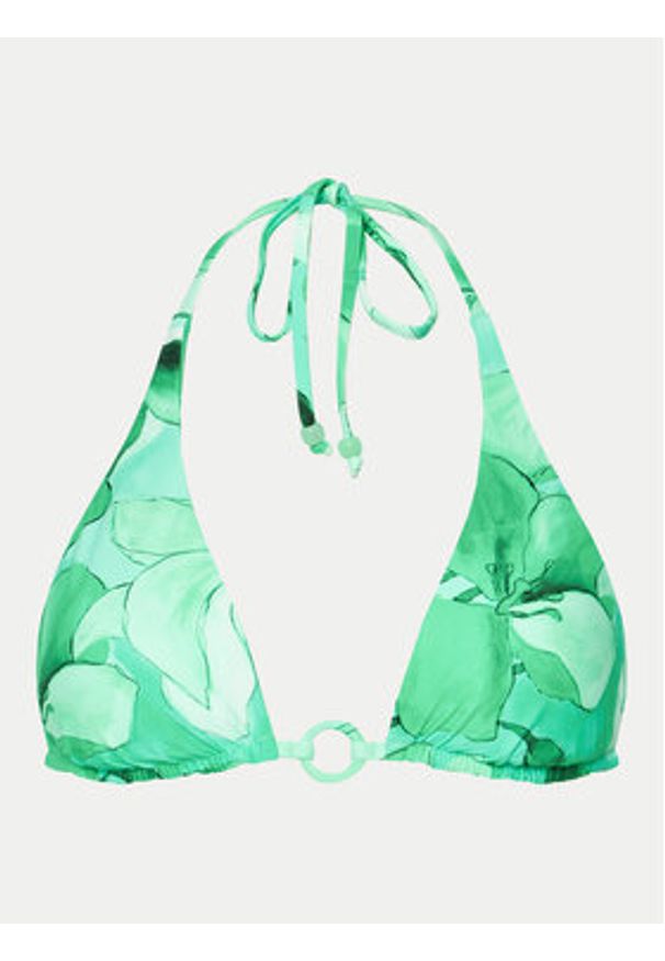 Seafolly Góra od bikini Secret Garden 31412-220 Zielony. Kolor: zielony. Materiał: syntetyk