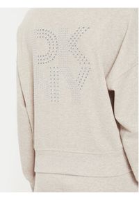 DKNY Sport Bluza DP4J9517 Szary Regular Fit. Kolor: szary. Materiał: syntetyk, bawełna. Styl: sportowy #5