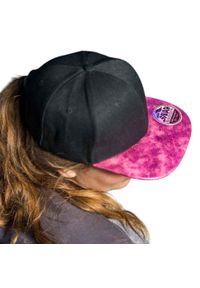 RESULT HEADWEAR - Bronx Glitter Flat Peak Snapback Cap. Kolor: czarny, różowy, wielokolorowy #2