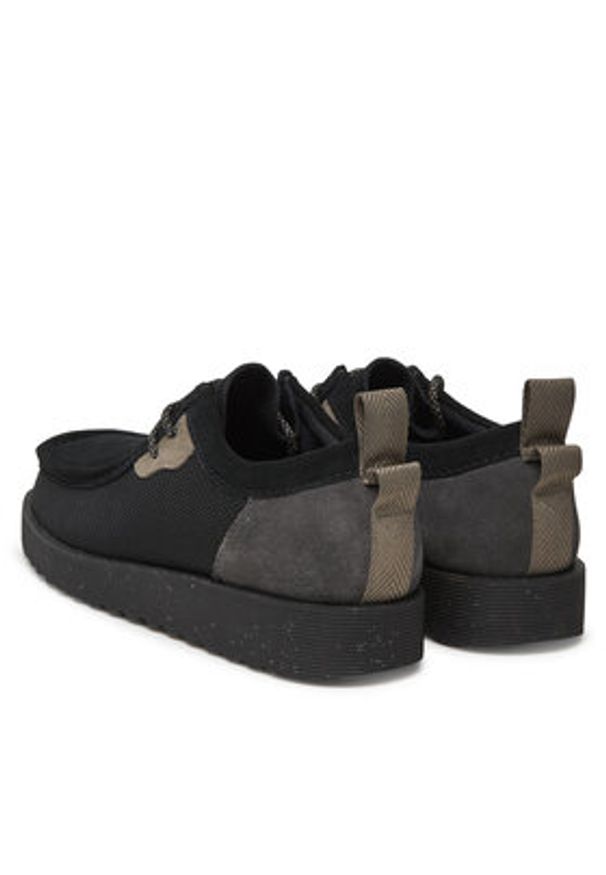 Clarks Półbuty Wallabee 26181387 Czarny. Kolor: czarny. Materiał: skóra