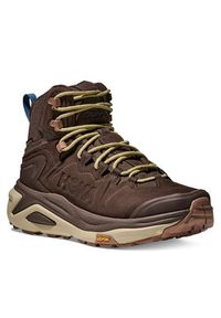 HOKA - Hoka Trekkingi Kaha 3 Gore-Tex 1162530 Brązowy. Kolor: brązowy. Materiał: skóra, zamsz. Technologia: Gore-Tex. Sport: turystyka piesza
