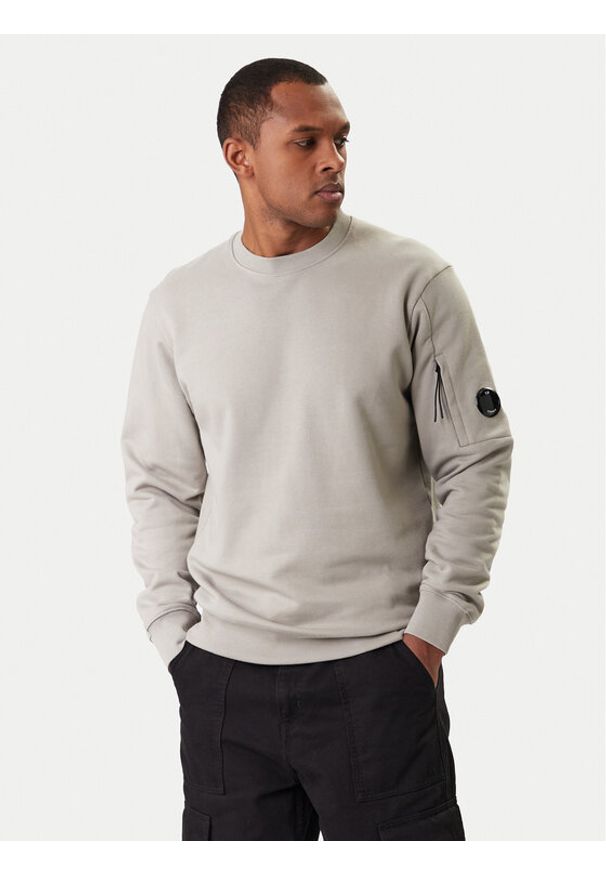 C.P. Company Bluza 20CMSS713A005086W Beżowy Regular Fit. Kolor: beżowy. Materiał: bawełna
