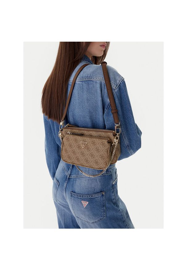Torebka Guess. Kolor: beżowy