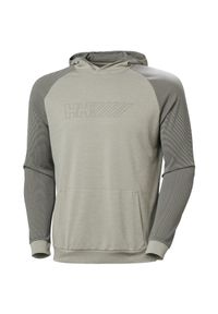 Bluza z kapturem Helly Hansen Lifa Tech Lite. Typ kołnierza: kaptur. Kolor: szary. Długość rękawa: bez rękawów