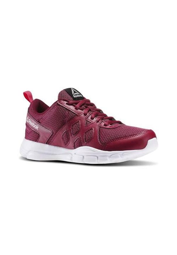 Buty do chodzenia damskie Reebok Trainfusion Nine. Zapięcie: sznurówki. Kolor: czerwony, brązowy, fioletowy, wielokolorowy. Materiał: syntetyk, tkanina, materiał. Szerokość cholewki: normalna. Sport: turystyka piesza