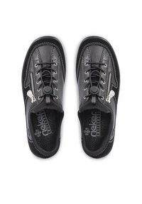 Rieker Sneakersy L7157-00 Czarny. Kolor: czarny. Materiał: skóra #5