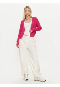 Vero Moda Kardigan New Lex Sun 10281878 Różowy Regular Fit. Kolor: różowy. Materiał: wiskoza #4