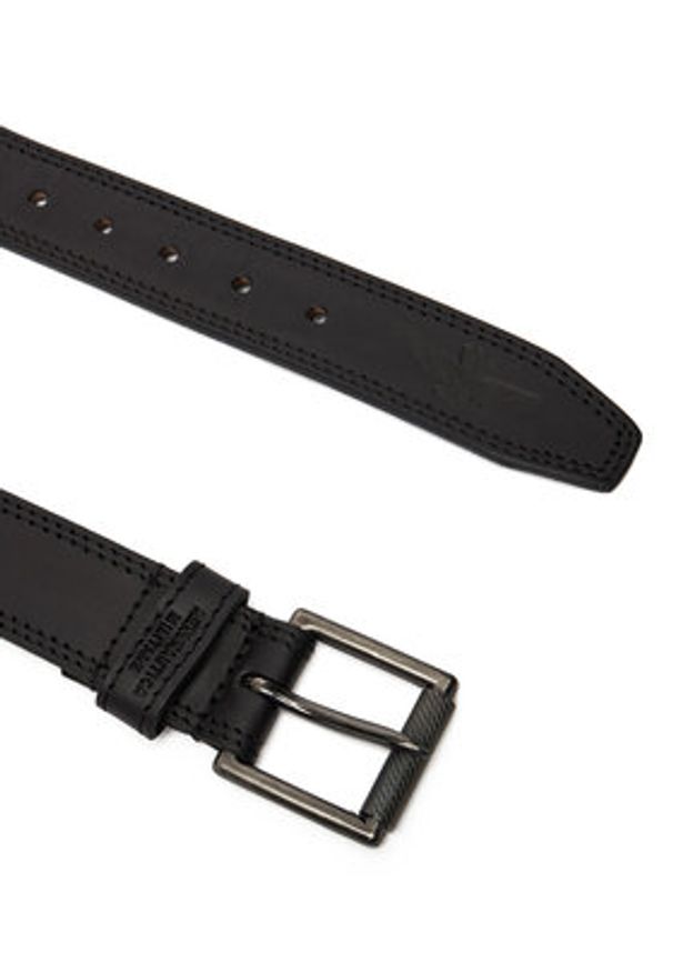 Aeronautica Militare Pasek Męski 252CP0237UPL00181 Czarny. Kolor: czarny. Materiał: skóra