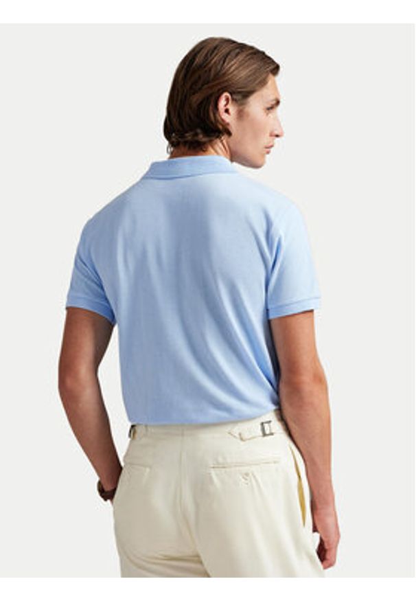 Polo Ralph Lauren Polo Core Replen 710782592 Niebieski Custom Slim Fit. Typ kołnierza: polo. Kolor: niebieski. Materiał: bawełna