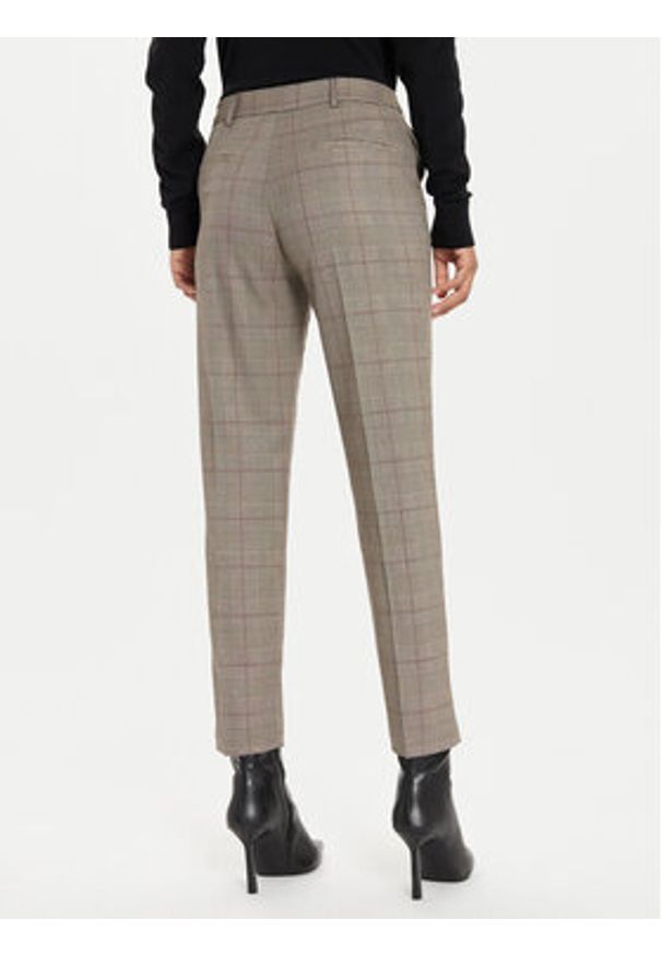 Morgan Chinosy 242-PICTA.F Beżowy Slim Fit. Kolor: beżowy. Materiał: wiskoza, syntetyk