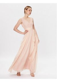 Liu Jo Sukienka wieczorowa CA3384 T3384 Różowy Regular Fit. Kolor: różowy. Materiał: syntetyk. Styl: wizytowy