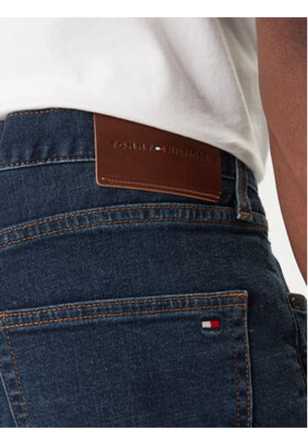 TOMMY HILFIGER - Tommy Hilfiger Jeansy Denton MW0MW41902 Granatowy Straight Fit. Kolor: niebieski