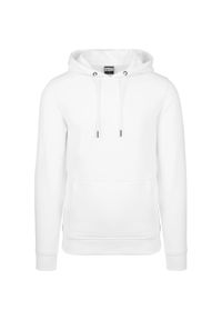 Urban Classics - Męska Bluza Z Kapturem Basic. Typ kołnierza: kaptur. Kolor: biały