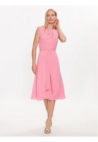 Lauren Ralph Lauren Sukienka koktajlowa 250889253005 Różowy Regular Fit. Kolor: różowy. Styl: wizytowy #6