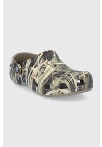 Crocs Klapki Classic Realtree 12132 Khaki. Kolor: zielony. Materiał: materiał, guma. Obcas: na obcasie. Wysokość obcasa: niski #5