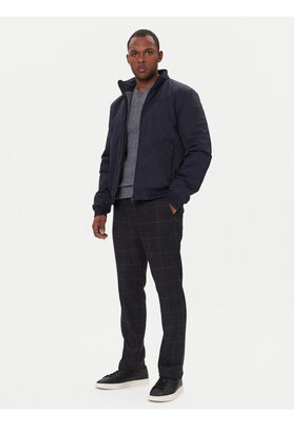 Geox Kurtka bomber Vincit M5620C T3127 F1624 Granatowy Regular Fit. Kolor: niebieski. Materiał: syntetyk
