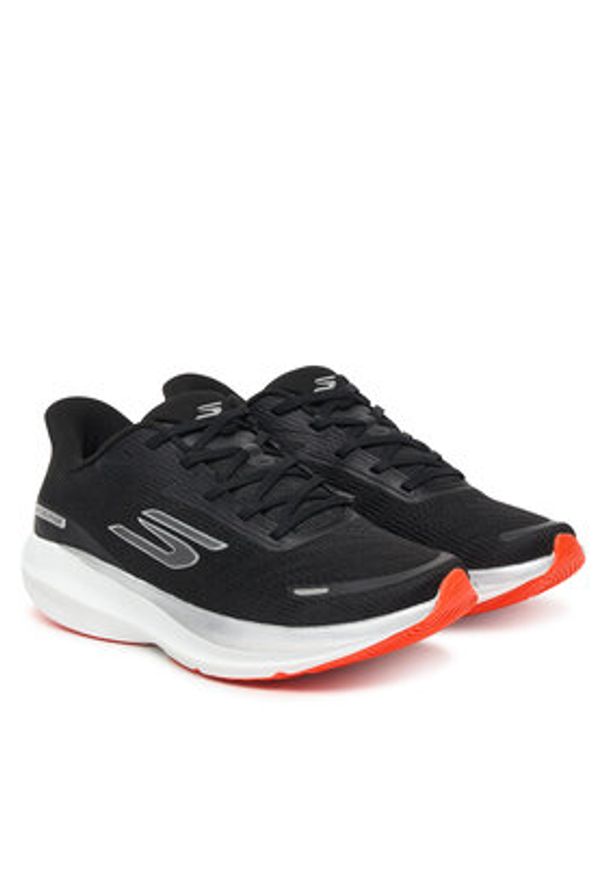skechers - Skechers Buty do biegania Aero Pulse 246220/BLK Czarny. Kolor: czarny. Materiał: materiał