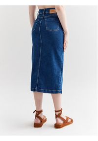 Americanos Spódnica jeansowa Georgia Niebieski Slim Fit. Kolor: niebieski. Materiał: jeans, bawełna #5