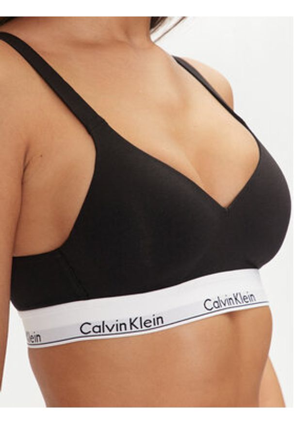 Calvin Klein Underwear Biustonosz top 000QF7900E Czarny. Kolor: czarny. Materiał: bawełna