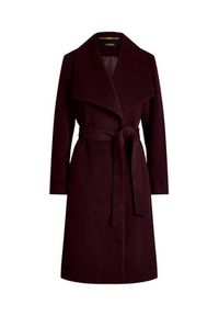 Lauren Ralph Lauren - LAUREN RALPH LAUREN Płaszcz wełniany 297962169005 Bordowy Regular Fit. Kolor: czerwony. Materiał: syntetyk #3