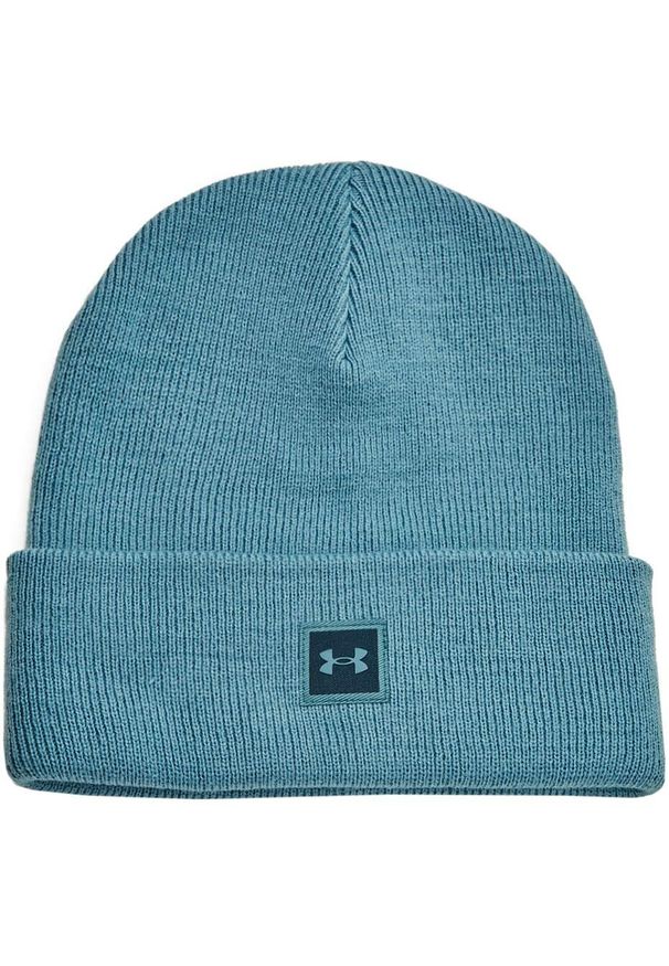 Czapka Under Armour Halftime Knit Beanie. Kolor: niebieski. Styl: sportowy
