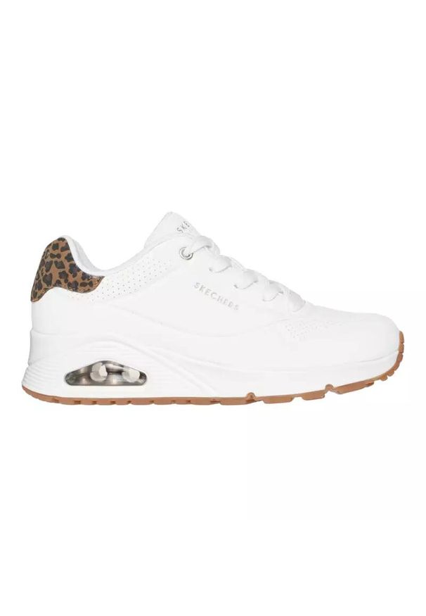 skechers - Baskets Femme UNO-JUNGLE NITE Blanc Skechers. Kolor: biały, wielokolorowy